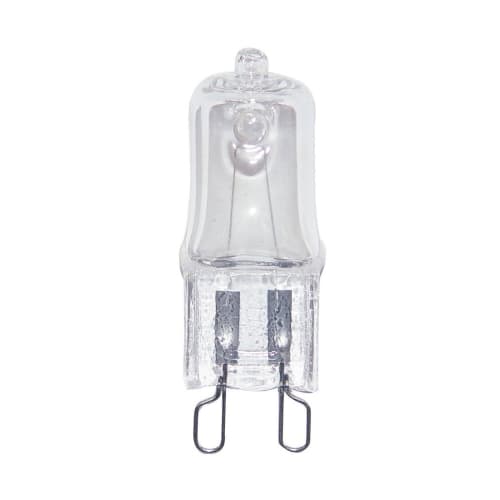 40W T4 Halogen Lamp, 130V 42mm Clear, G9 Base